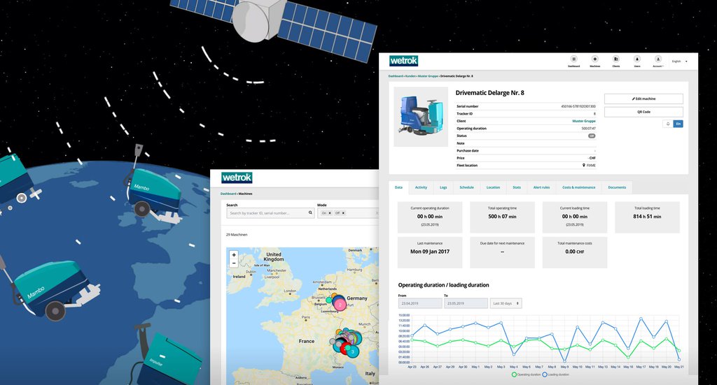 Headerbild Fallstudie Wetrok Connect iOT App