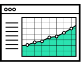 Icon website analytics